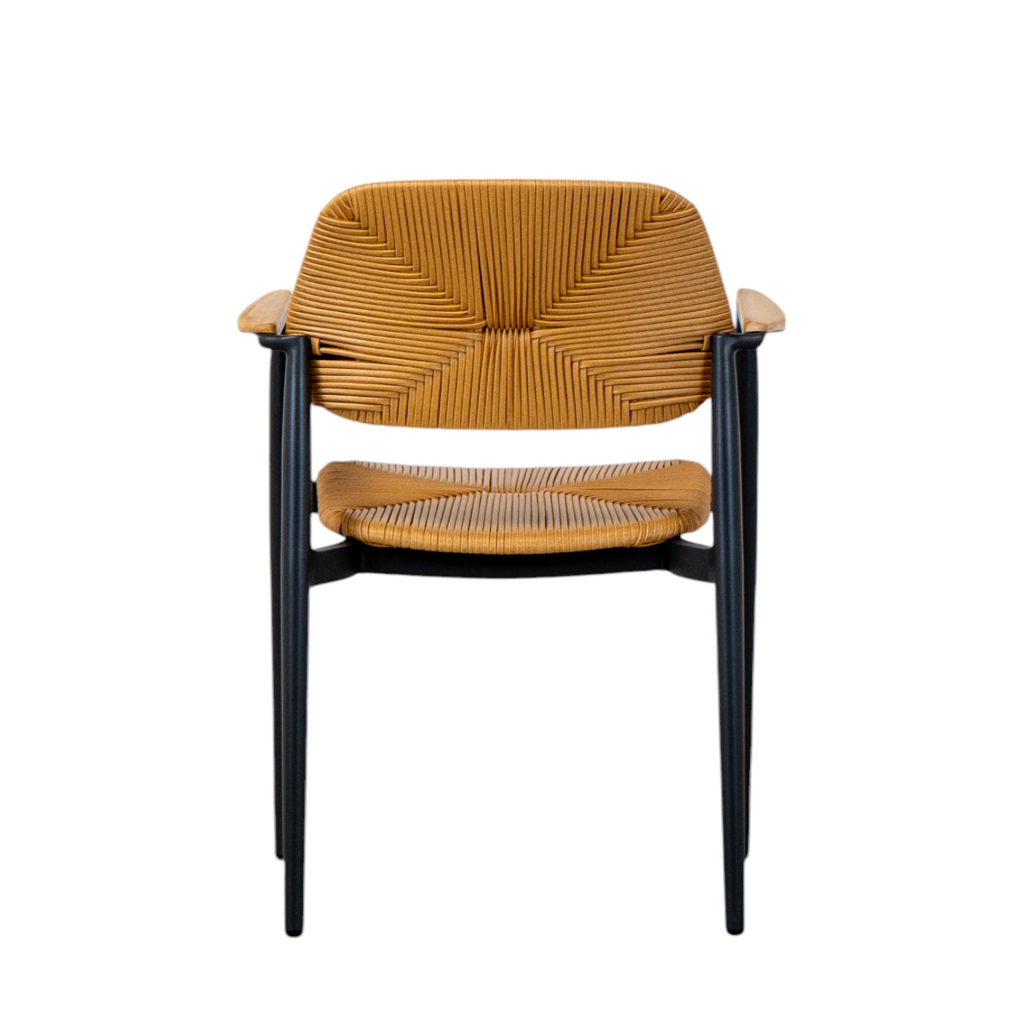 Hampton Wicker Dining Arm Chair