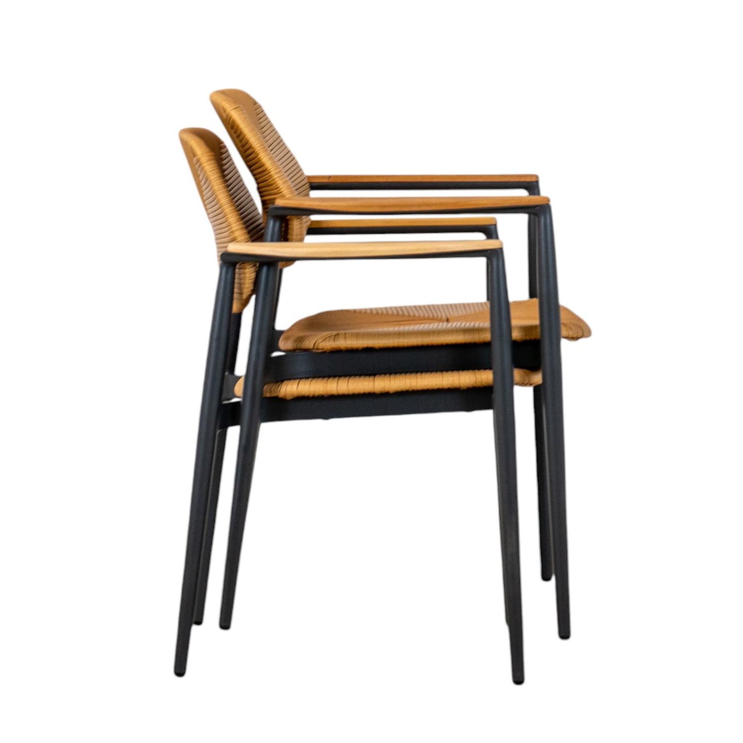 Hampton Wicker Dining Arm Chair