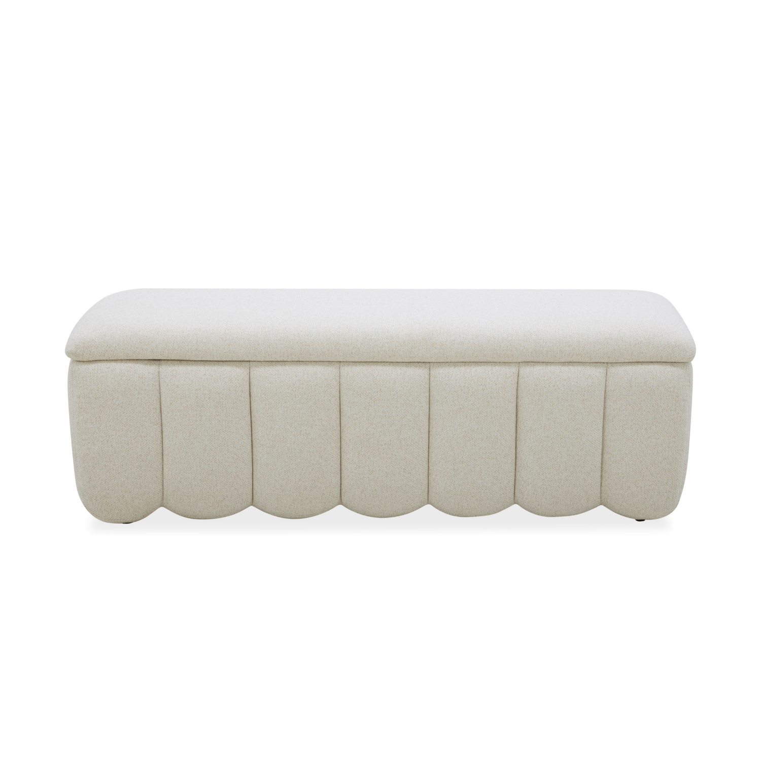 Brant Storage Bench - Linen Weave