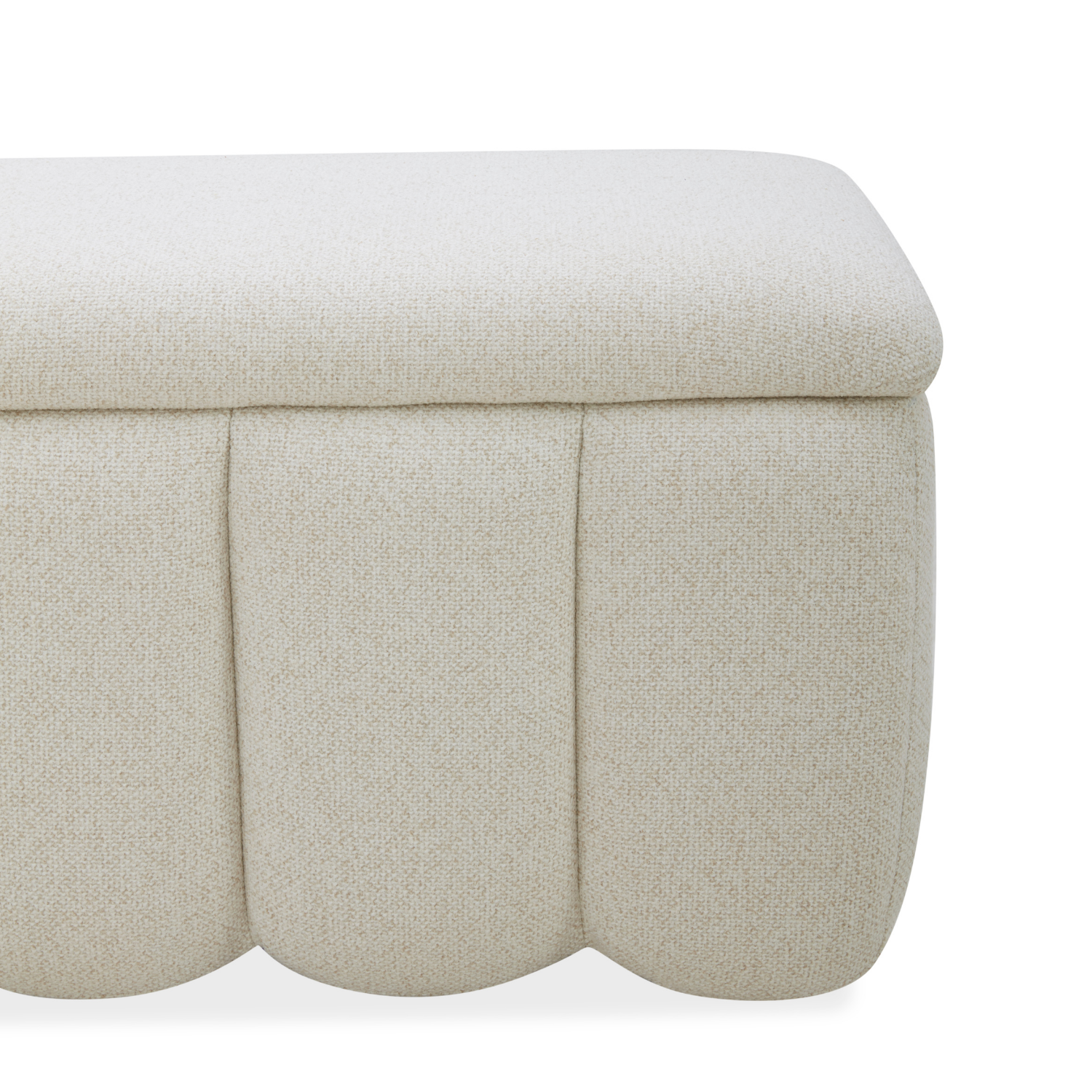 Brant Storage Bench - Linen Weave