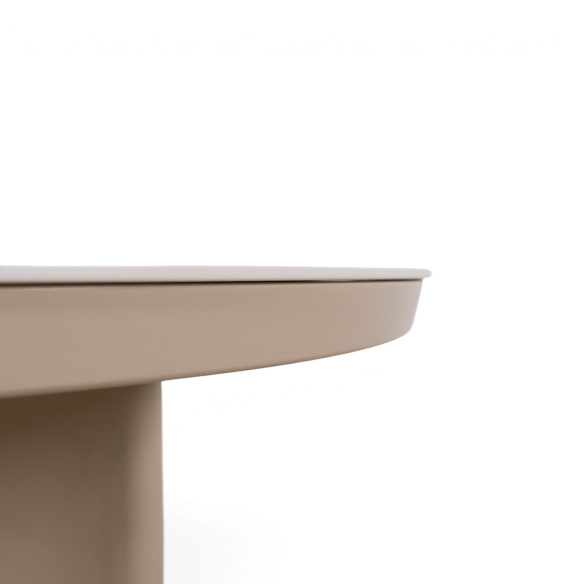 Sable Ceramic 47" Round Dining Table - Stone Taupe