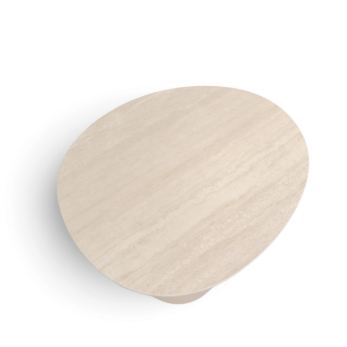 Sable Ceramic End Table - Stone Taupe