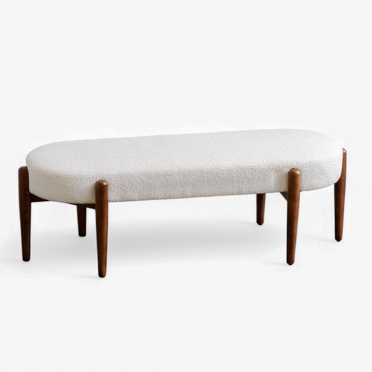 Bellwood 57" Bench Ottoman - Tasmin Ivory