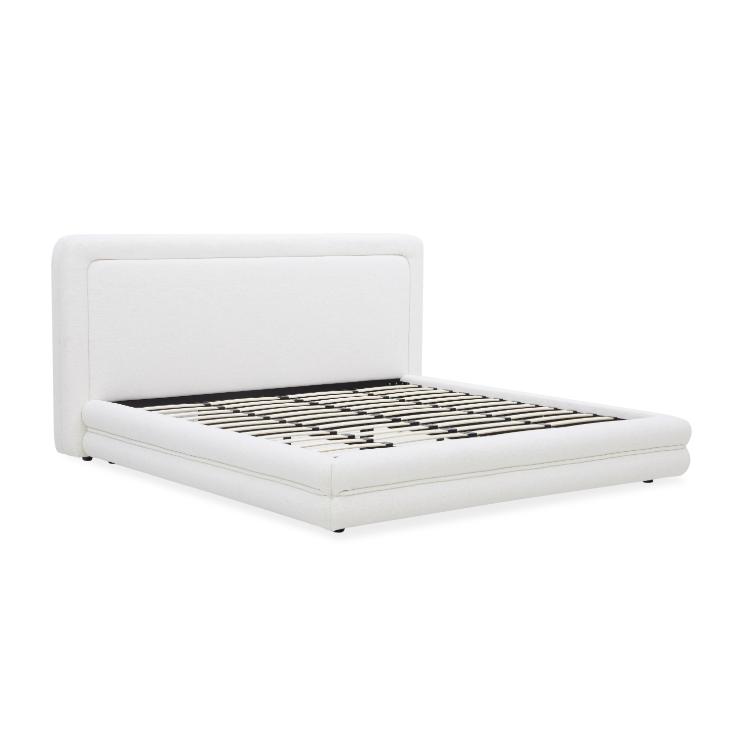 Dawson Upholstered Platform Bed - Crypton® Nomad Snow