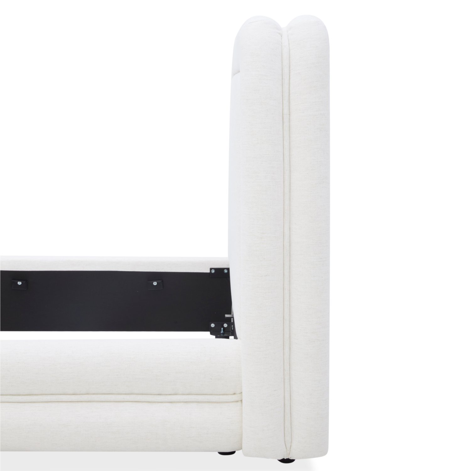 Dawson Upholstered Platform Bed - Crypton® Nomad Snow