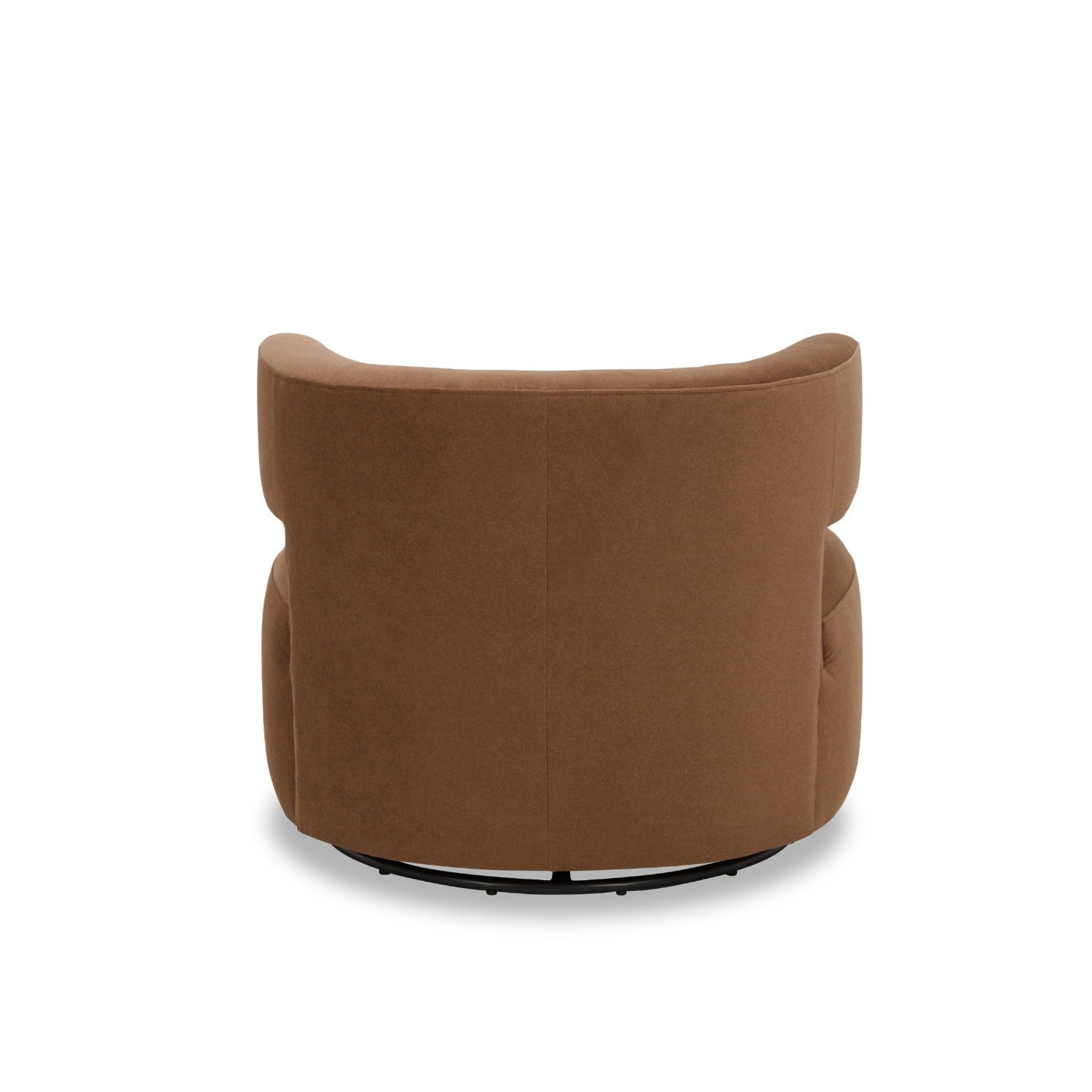 Champlain Swivel Lounge Chair - Tawny Matte Velvet
