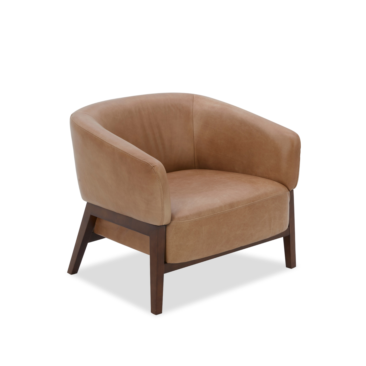 Airdrie Lounge Chair - Concord Taupe Leather