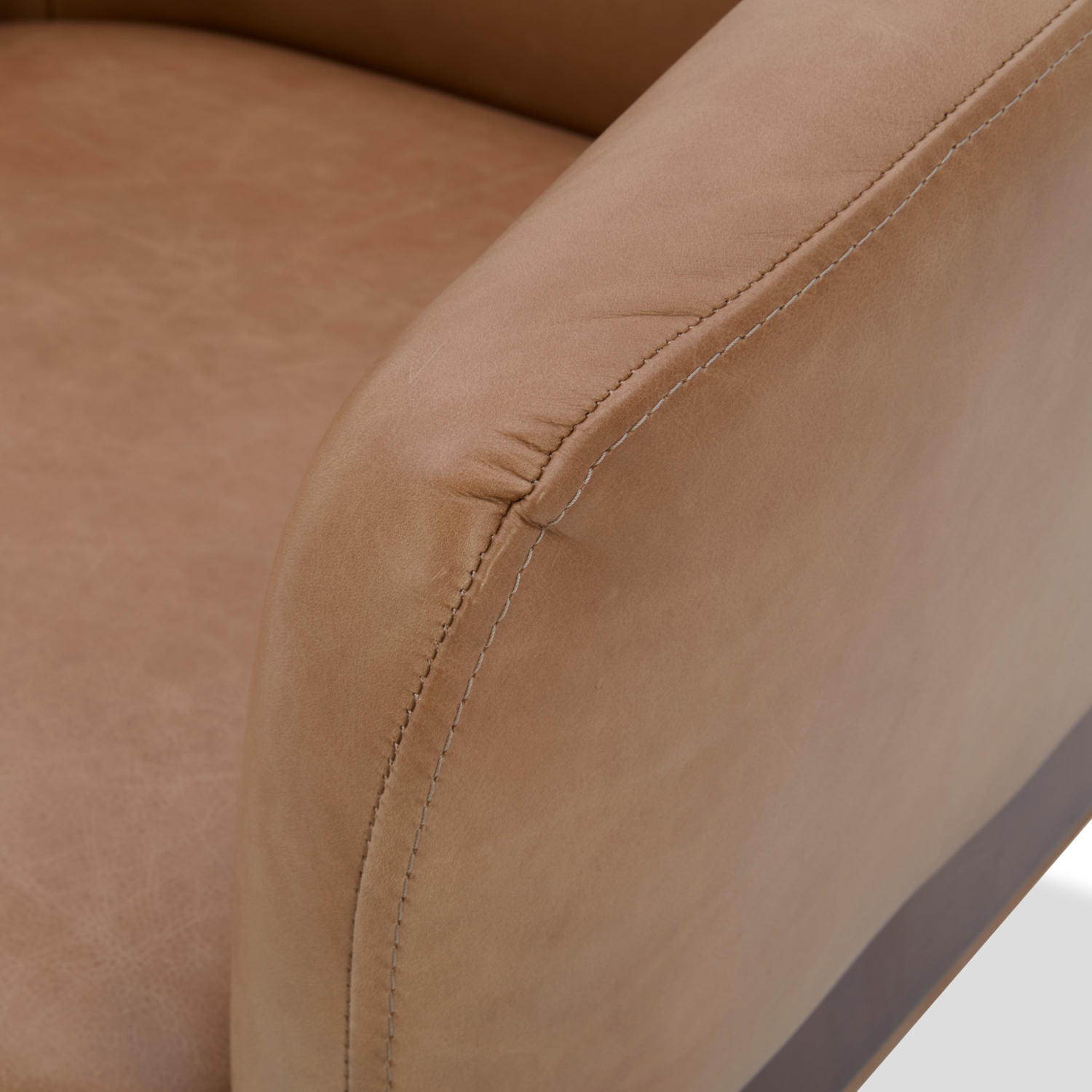 Airdrie Lounge Chair - Concord Taupe Leather