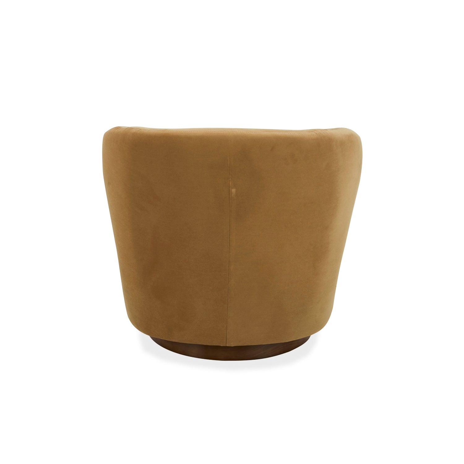 Hygge Swivel Lounge Chair - Ochre Velvet