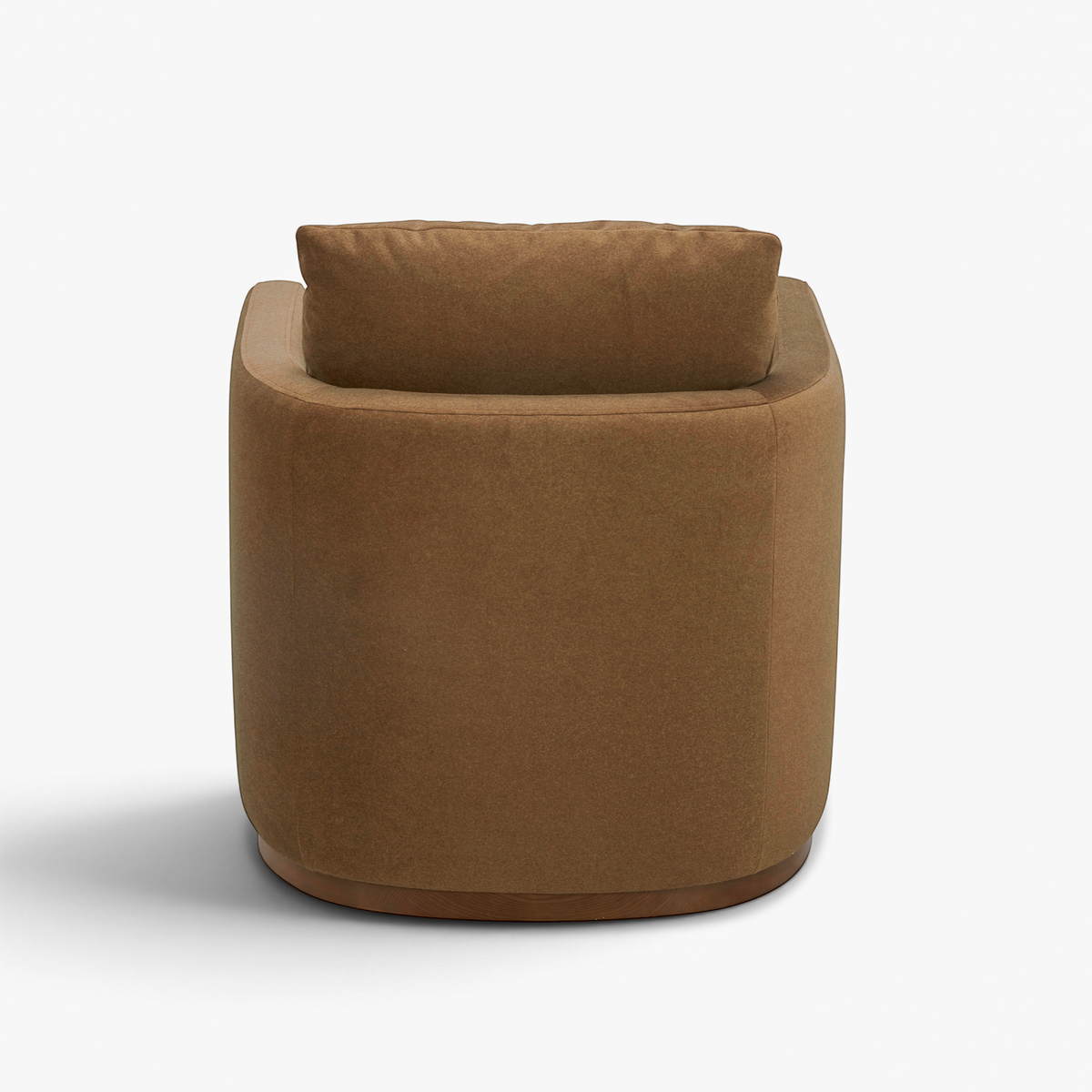 Bellwood Swivel Lounge Chair - Tawny Brown Matte Velvet