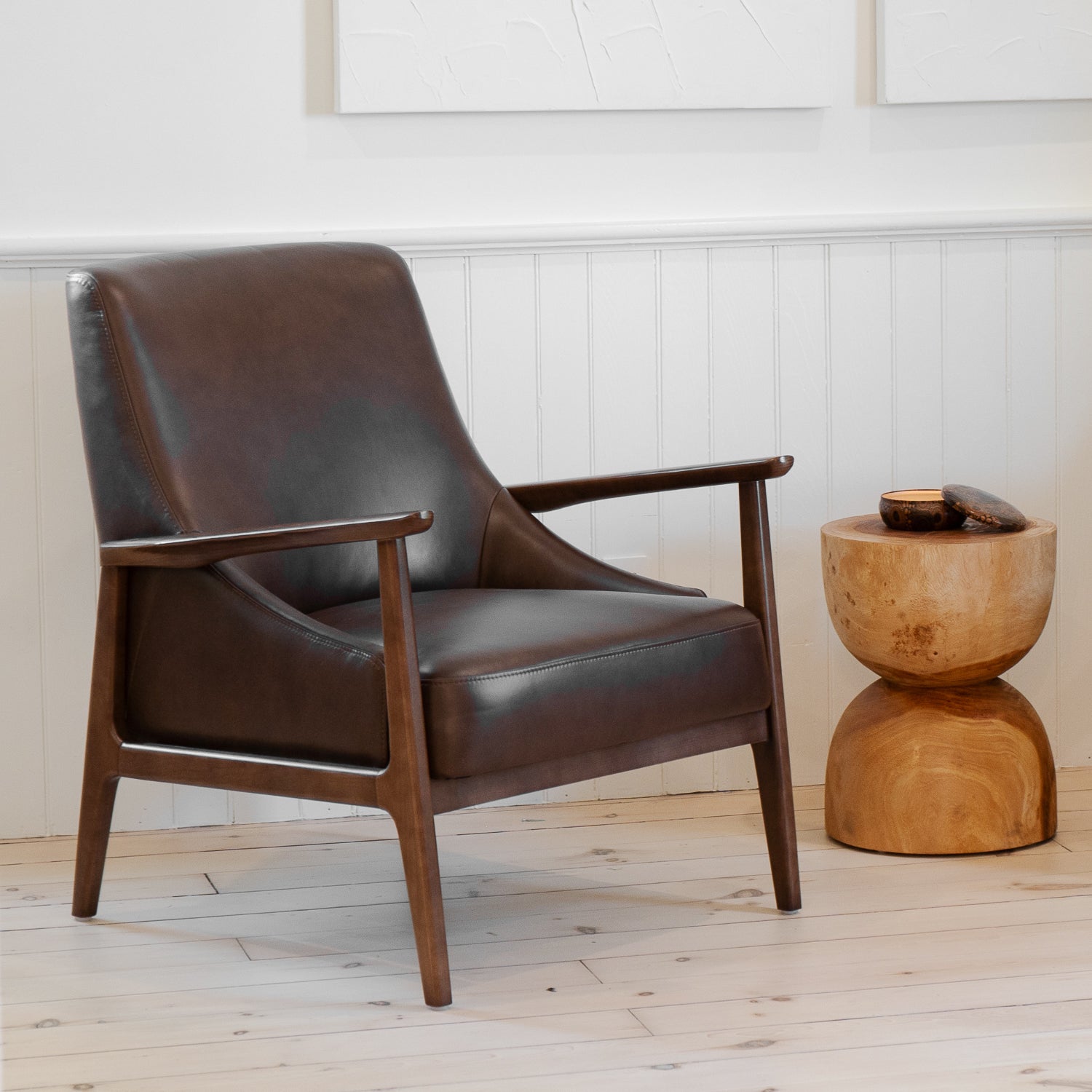 Islington Lounge Chair - Mocha Leather