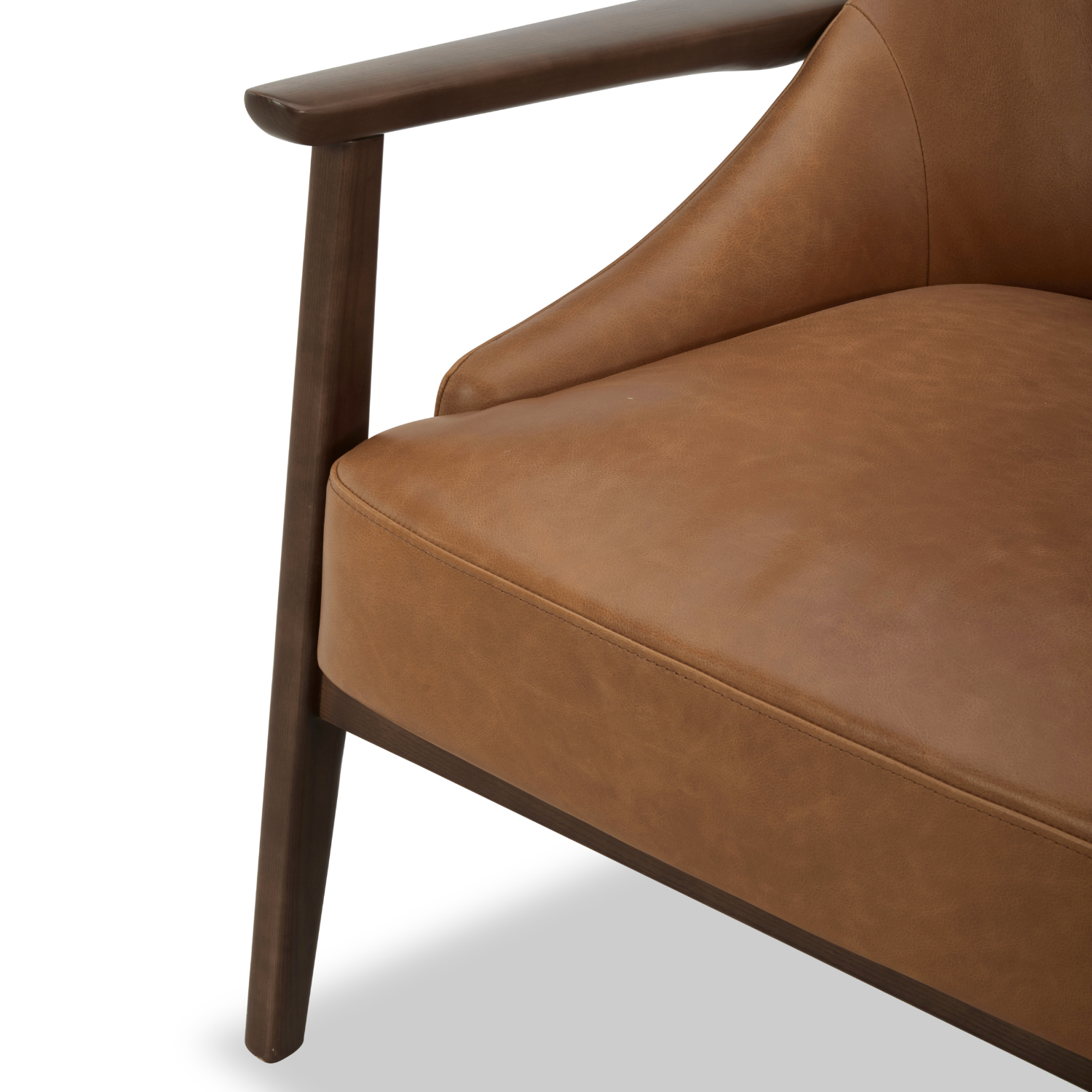 Islington Lounge Chair - Cognac Distressed Leather
