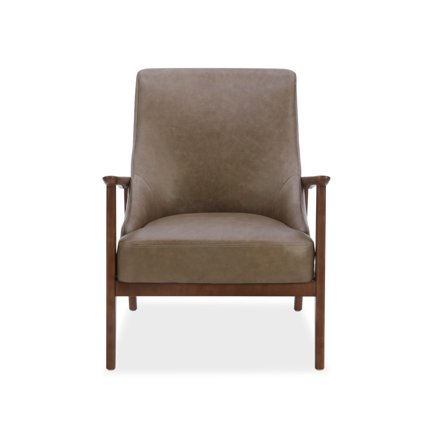 Islington Lounge Chair - Concord Pewter Leather