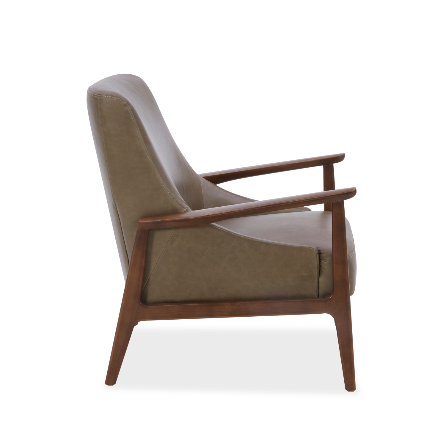 Islington Lounge Chair - Concord Pewter Leather