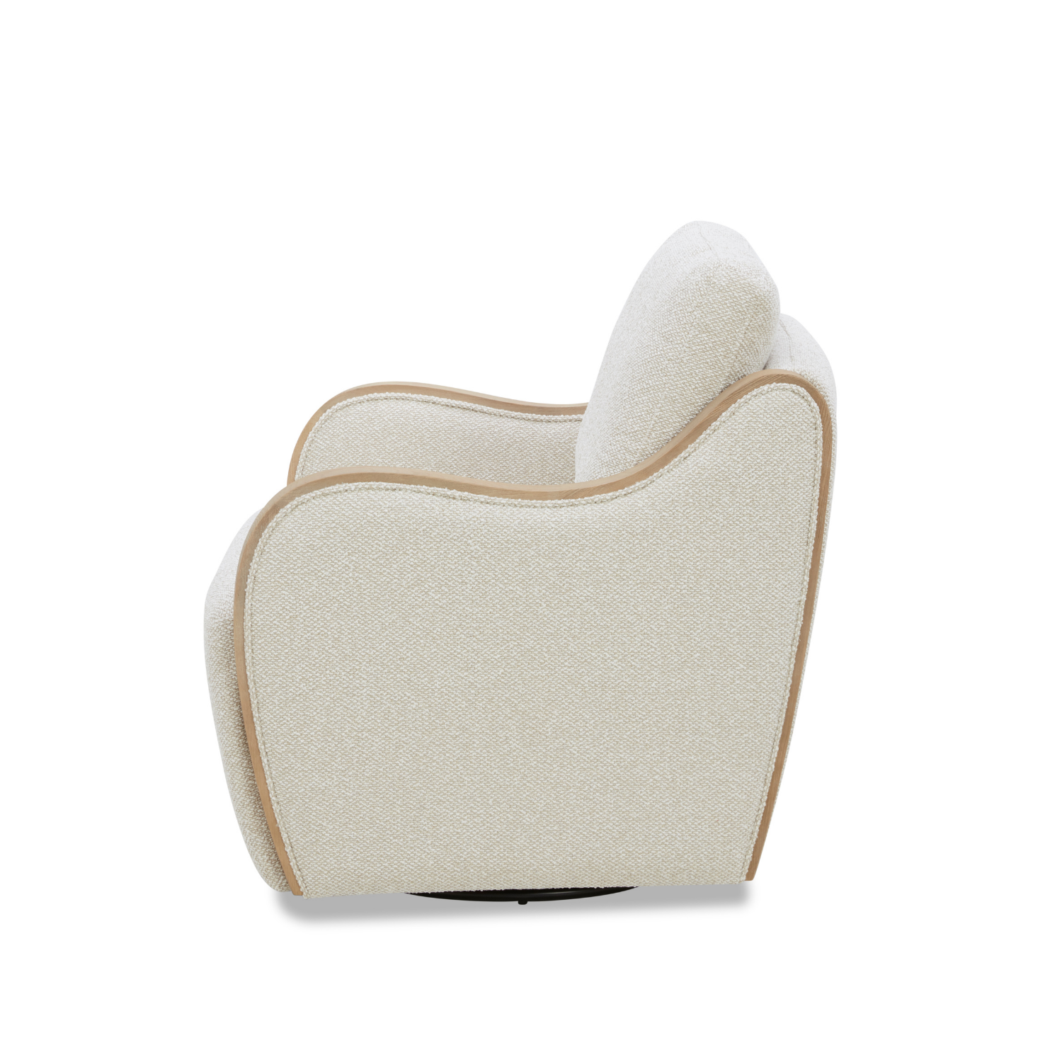 Capri Swivel Arm Chair - Tasmin Linen