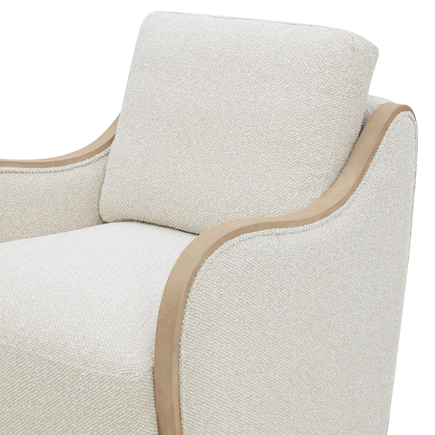 Capri Swivel Arm Chair - Tasmin Linen