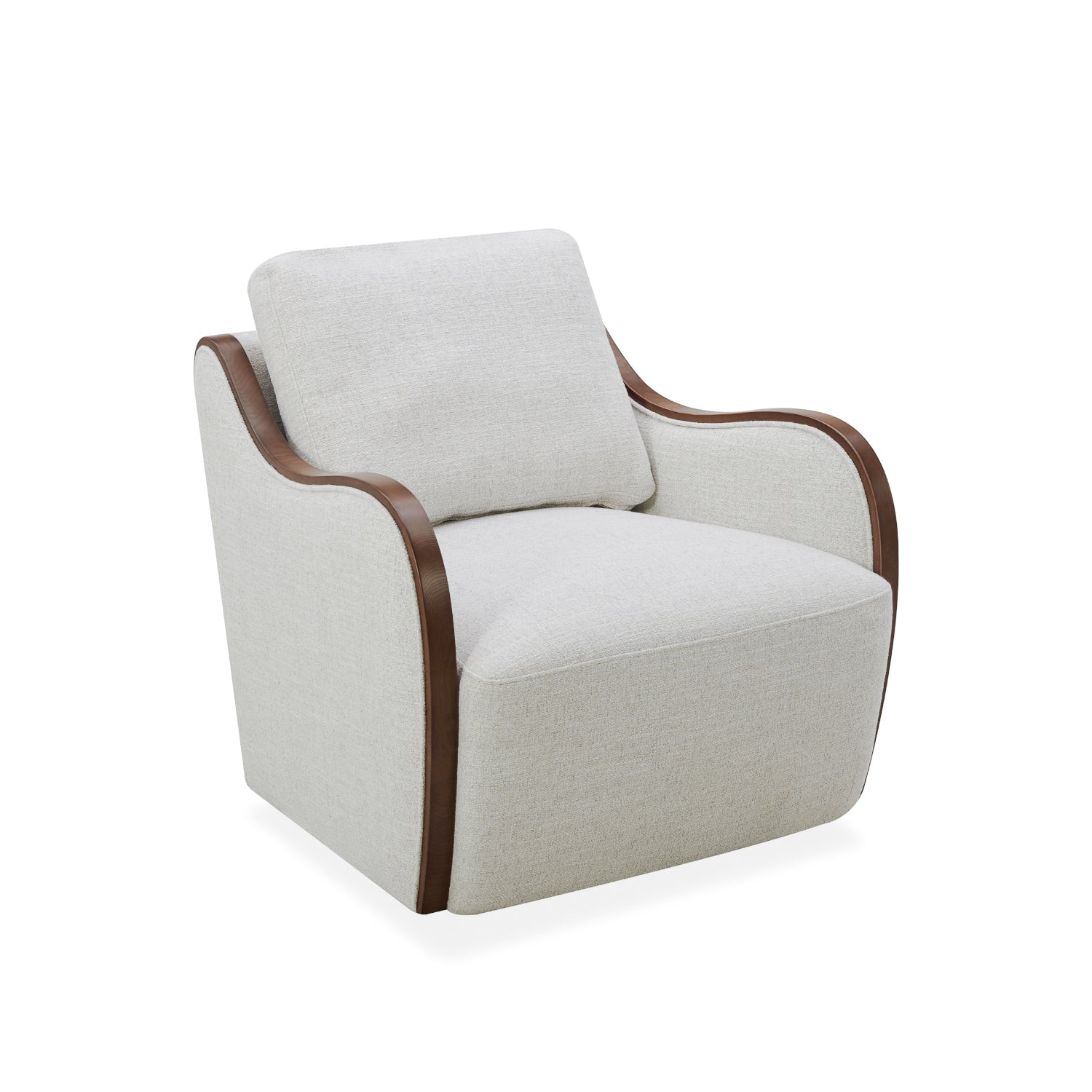 Capri Swivel Arm Chair - Thatched Wheat