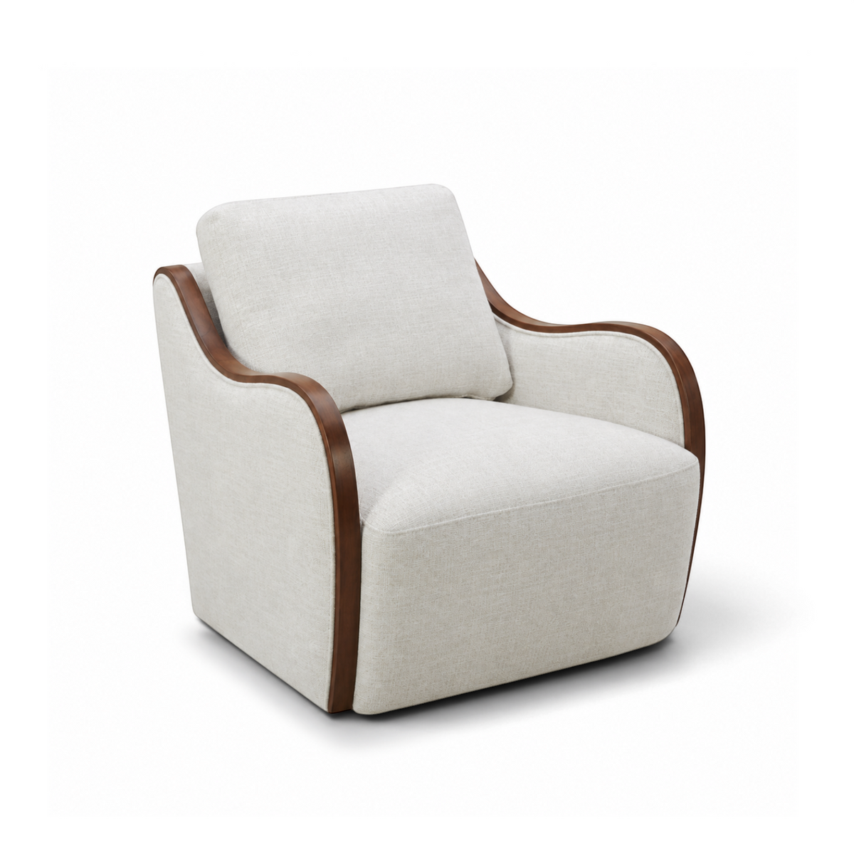 Capri Swivel Arm Chair - Thatched Wheat