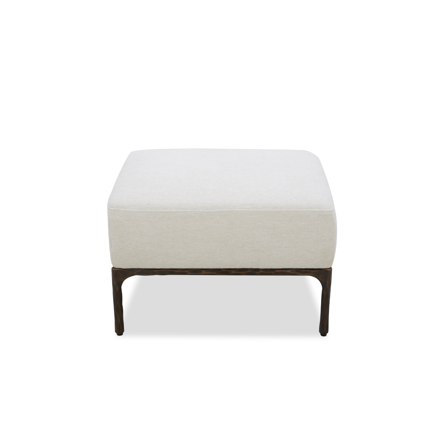 Exuma Ottoman - Chenille Birch