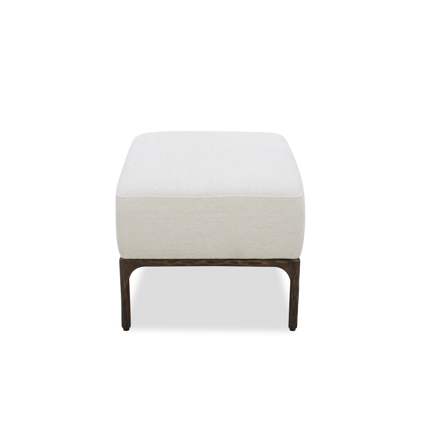 Exuma Ottoman - Chenille Birch
