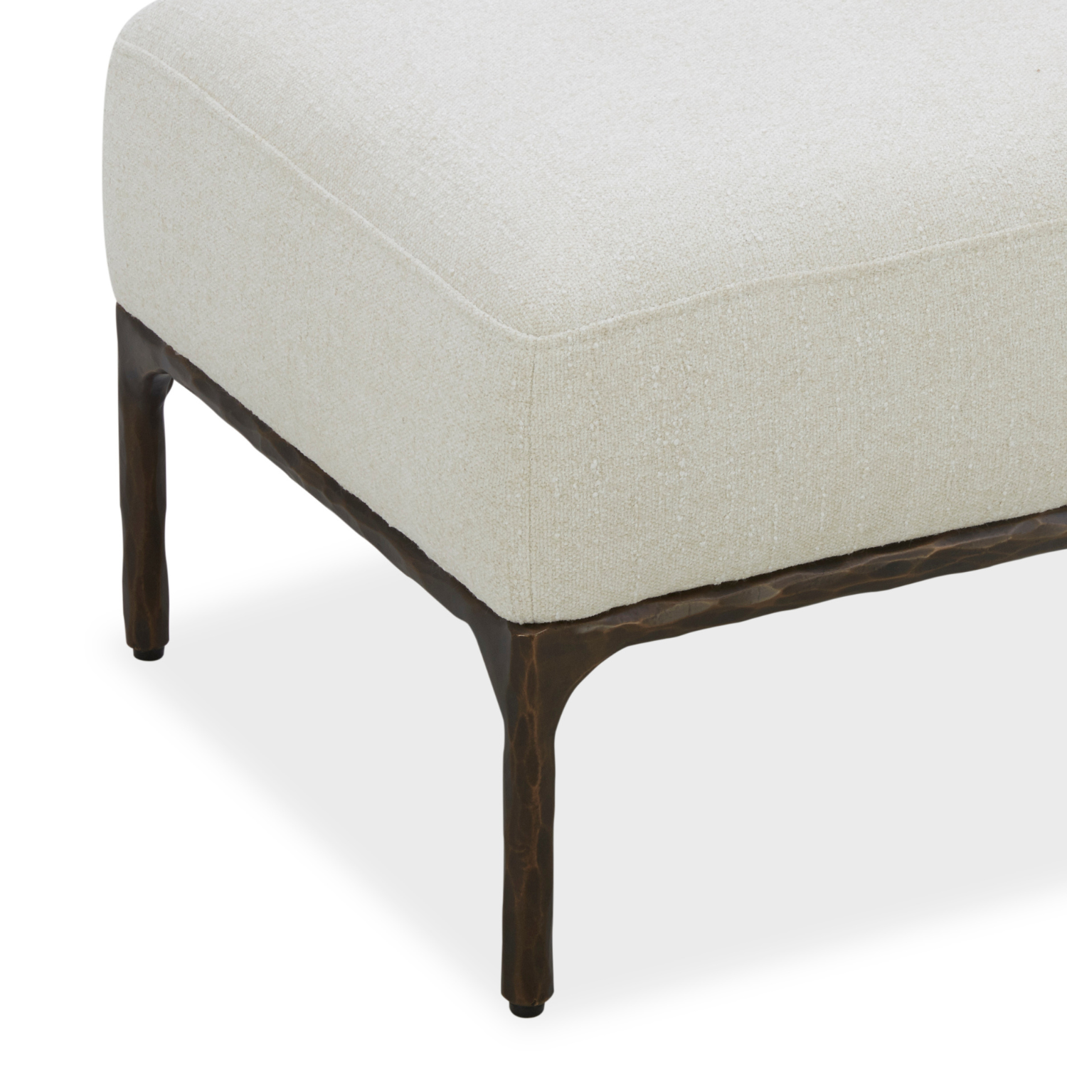 Exuma Ottoman - Mellow Ivory