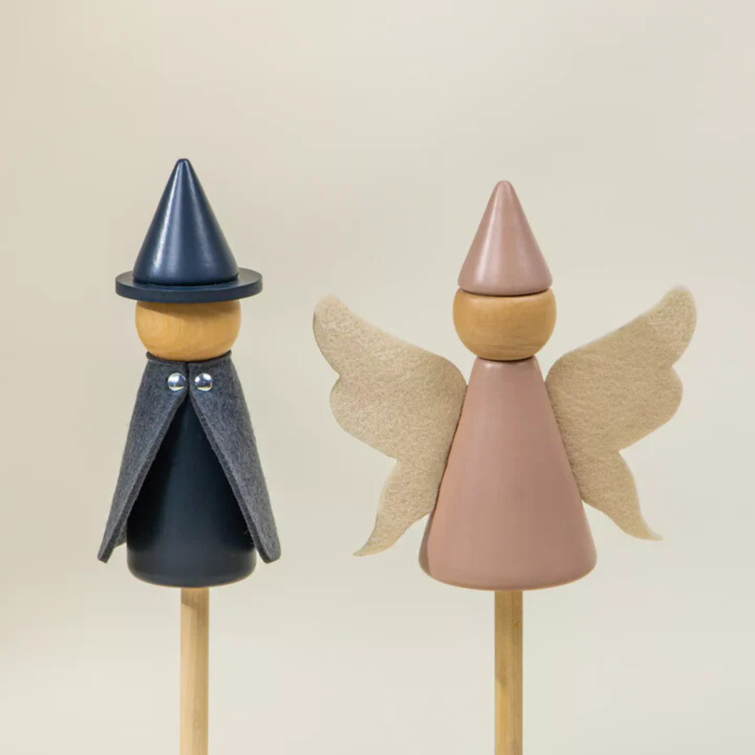 Kids Wood Royal Puppet Set of 6