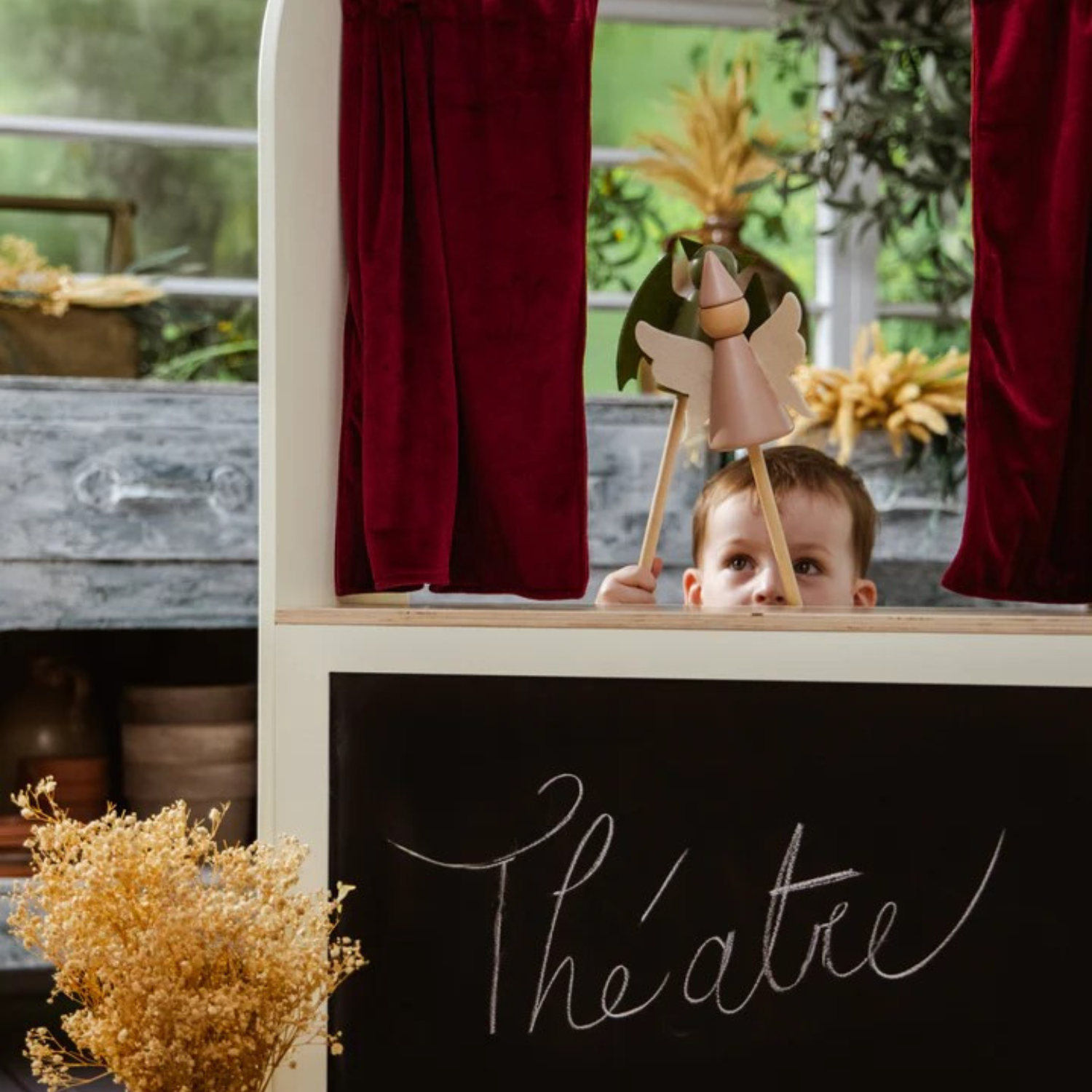 Kids Wood Royal Puppet Set of 6