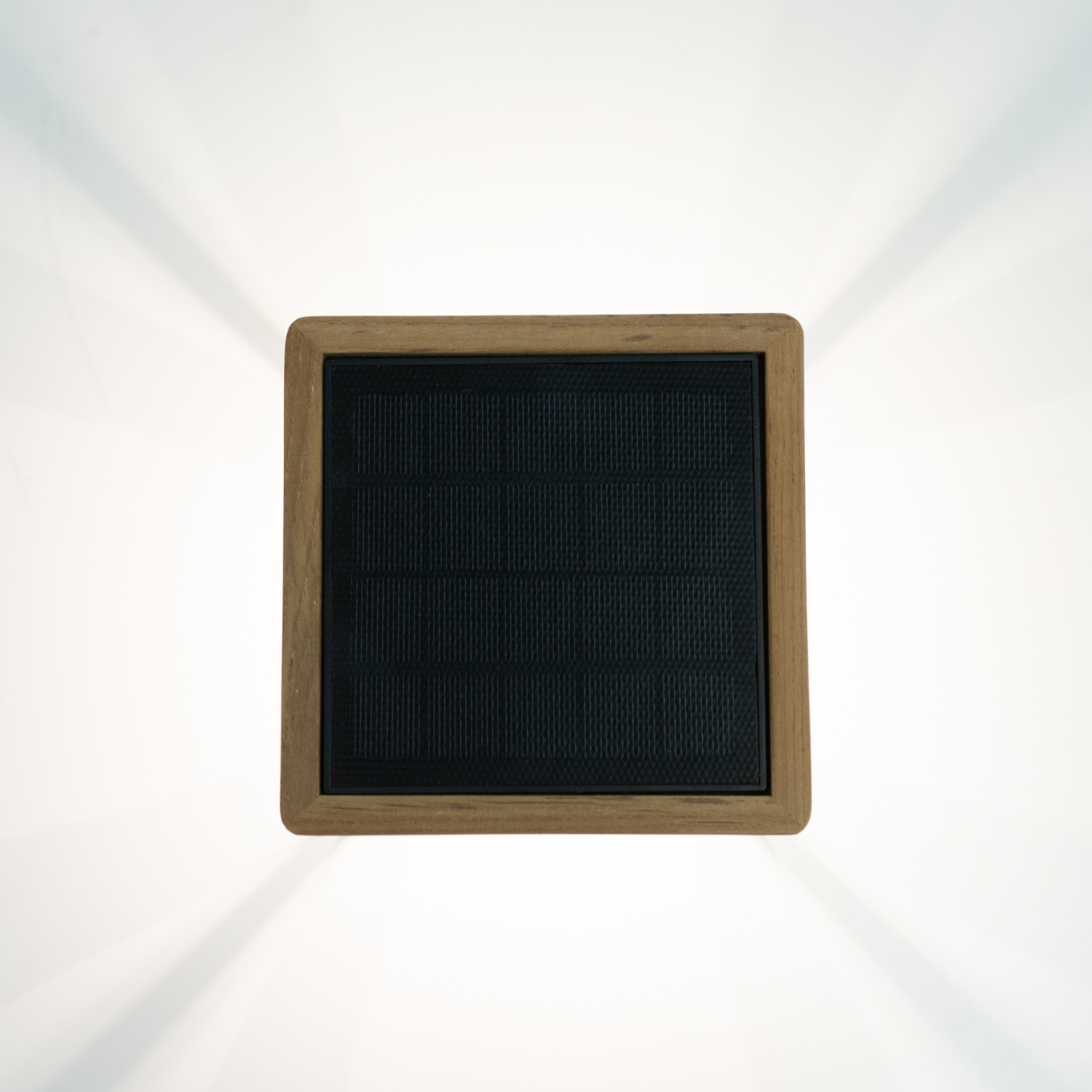 Blade Gunmetal Solar Table Lantern