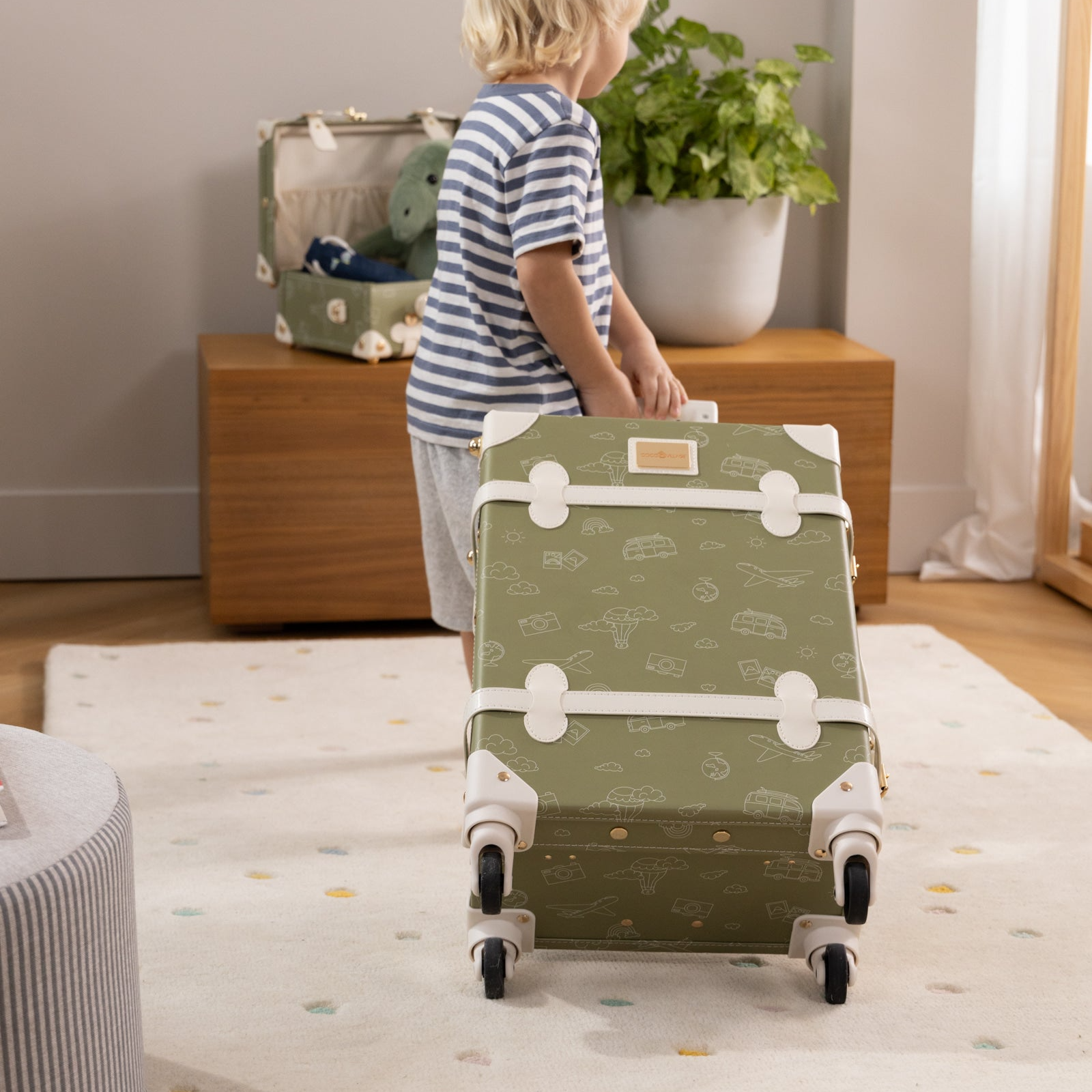 Kids Vegan Carry-On Luggage - Travel Green
