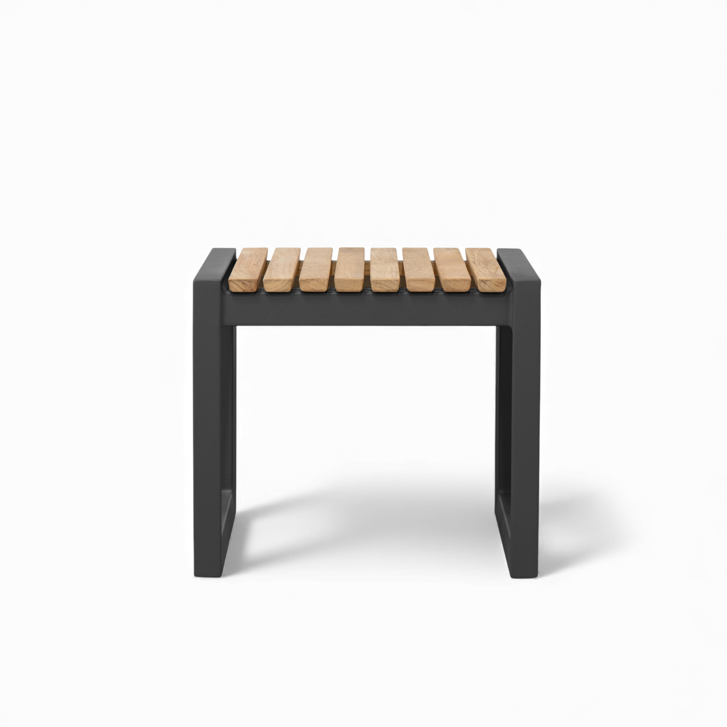 Cubic Square Side Table - Slate