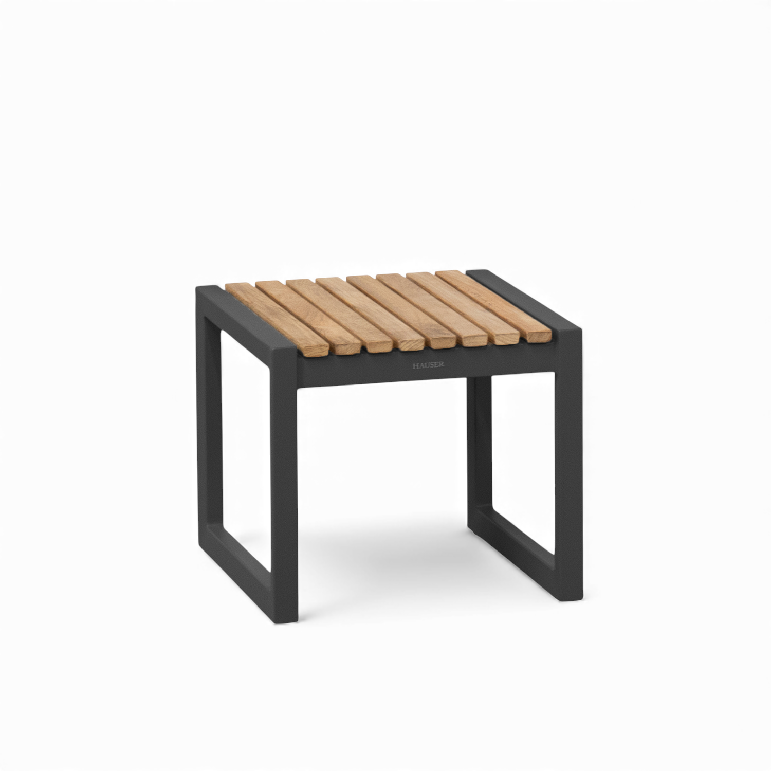 Cubic Square Side Table - Slate