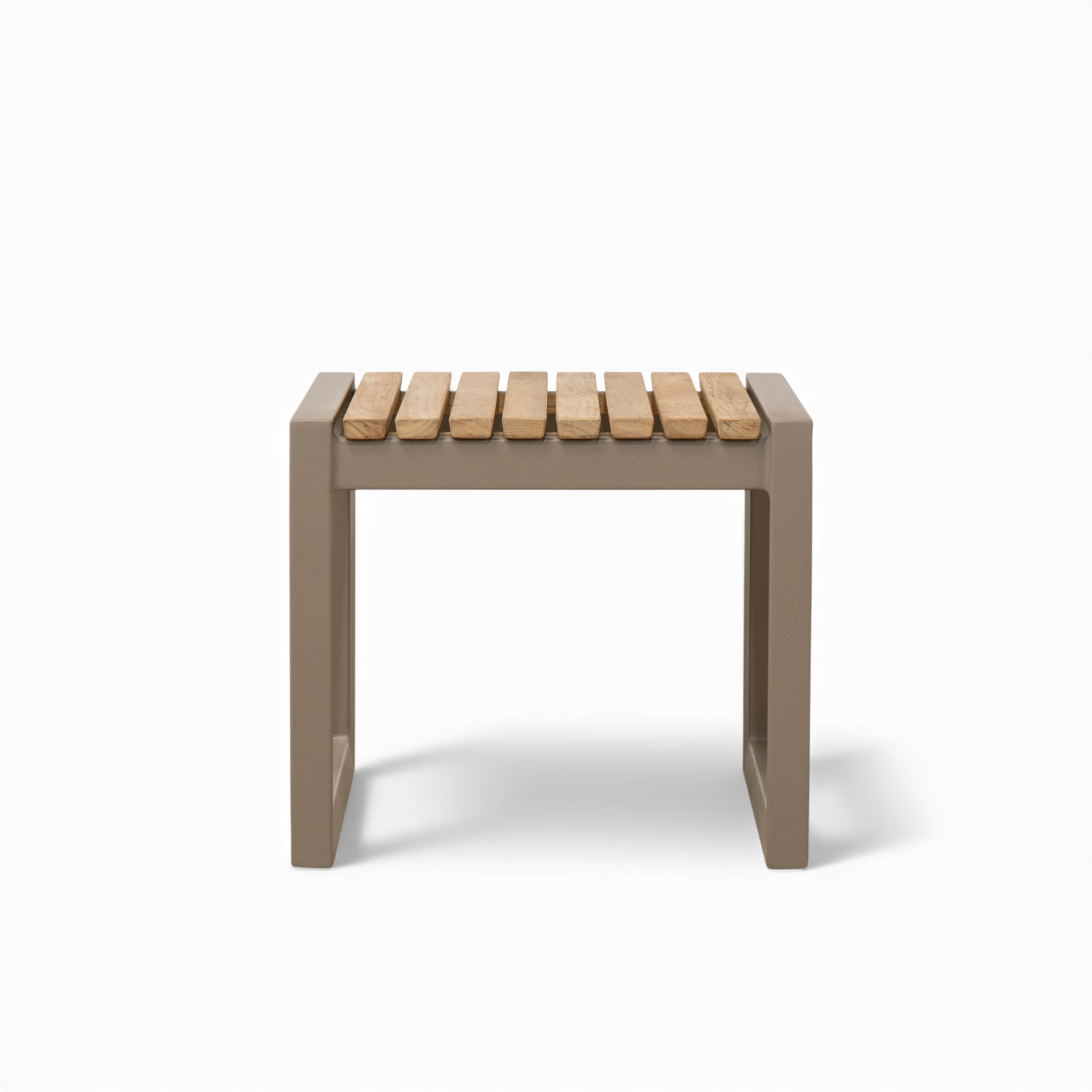 Cubic Square Side Table - Fawn Taupe