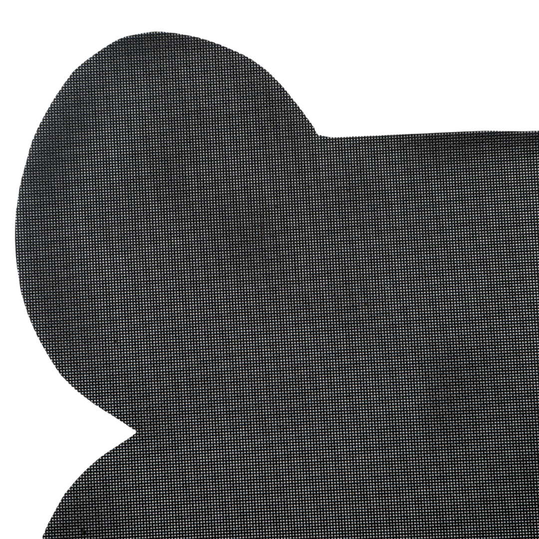 Black Dog Bone Pet Mat