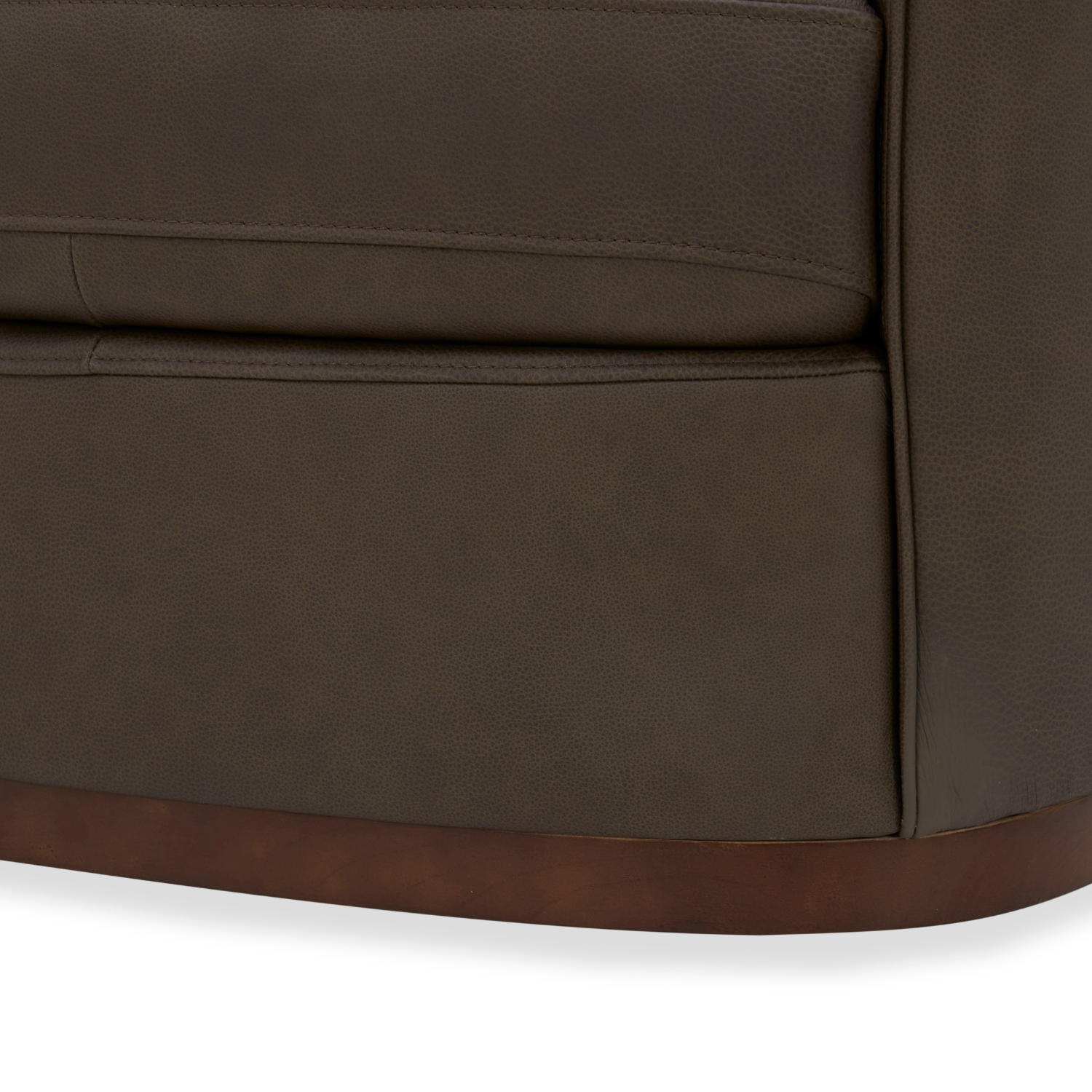 Camrose Swivel Lounge Chair - Isla Chocolate Leather