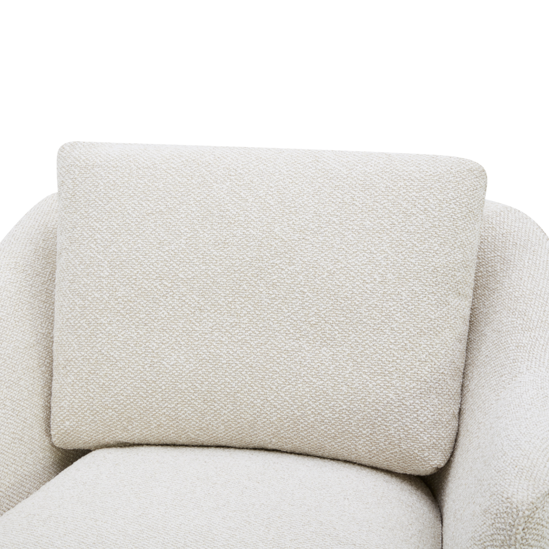 Camrose Swivel Lounge Chair - Tasmin Linen