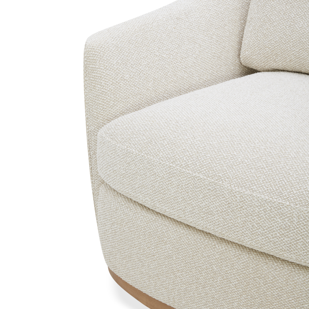 Camrose Swivel Lounge Chair - Tasmin Linen