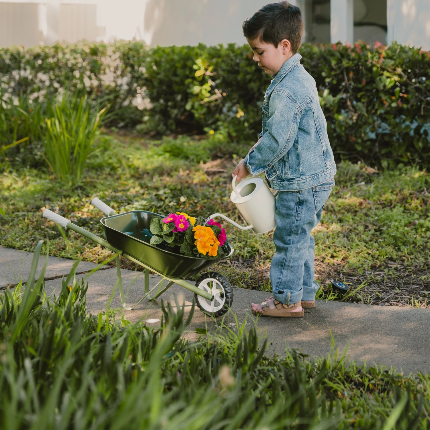 Kids Liane Green Wheelbarrow