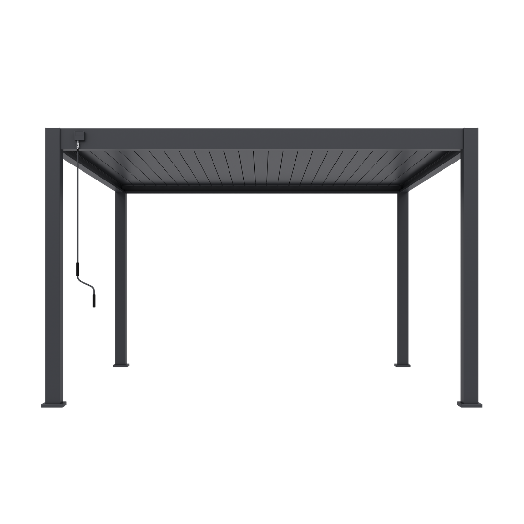 Ottawa Outdoor 13'x13' Concrete-Mounted Pergola