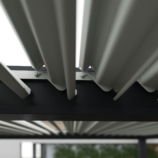 Ottawa Outdoor 13'x13' Concrete-Mounted Pergola