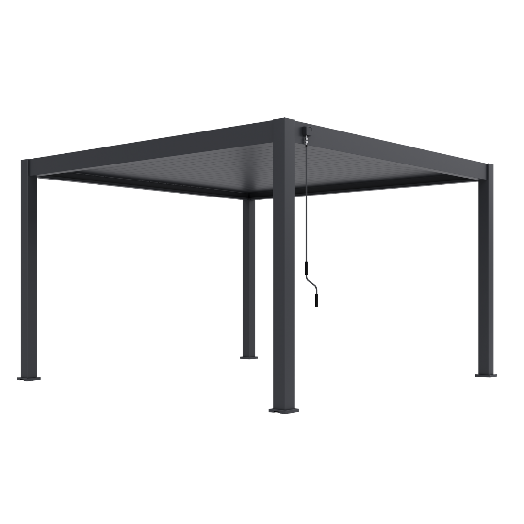 Ottawa Outdoor 13'x13' Concrete-Mounted Pergola