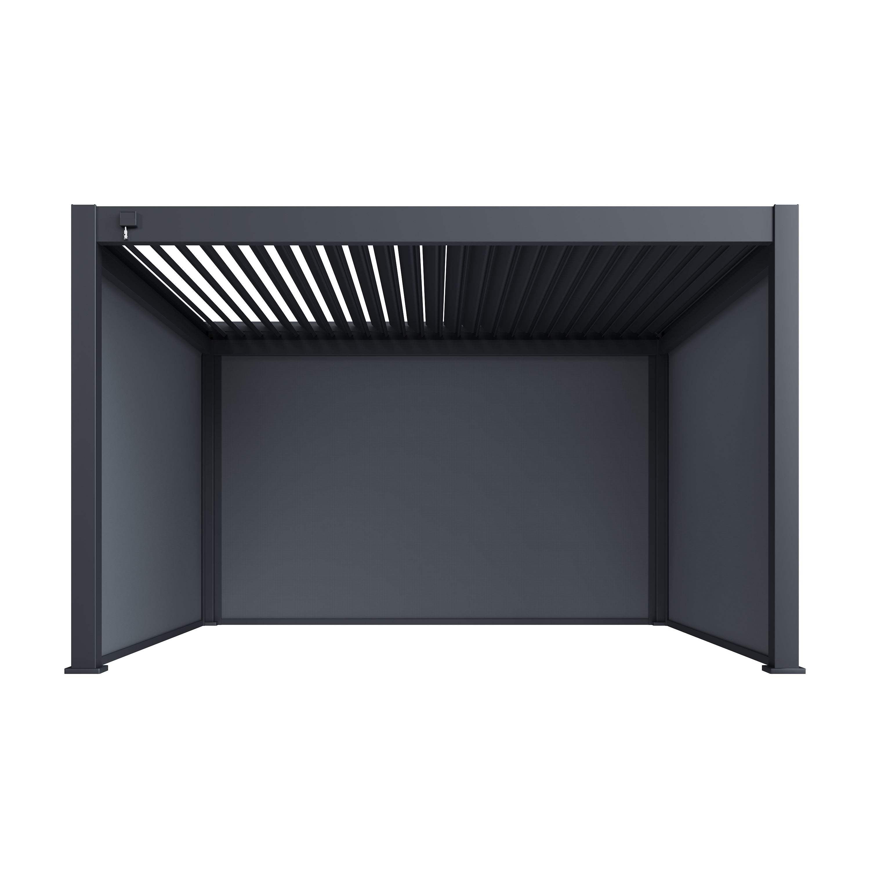 Ottawa Outdoor 13'x13' Concrete-Mounted Pergola