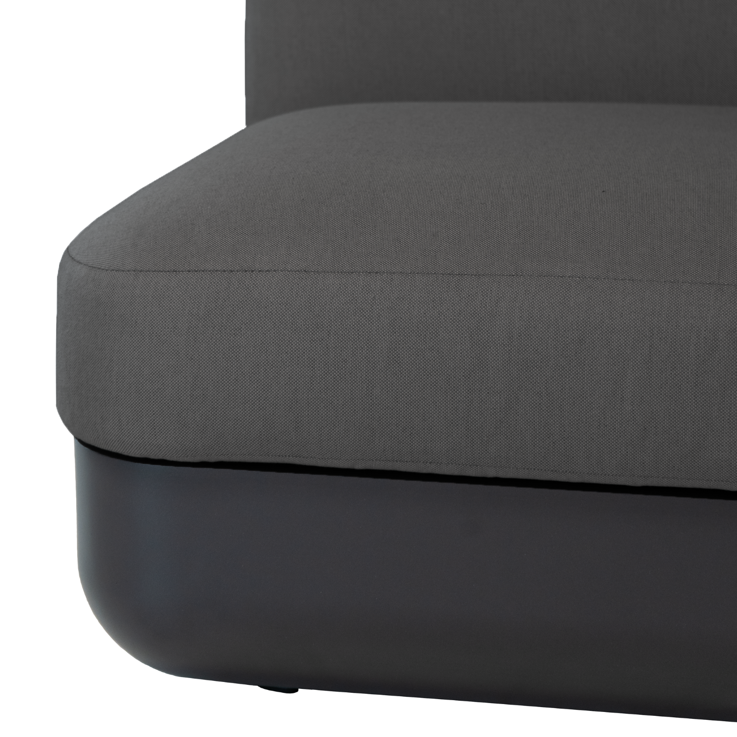 Cloud Charcoal Outdoor Armless Sofa