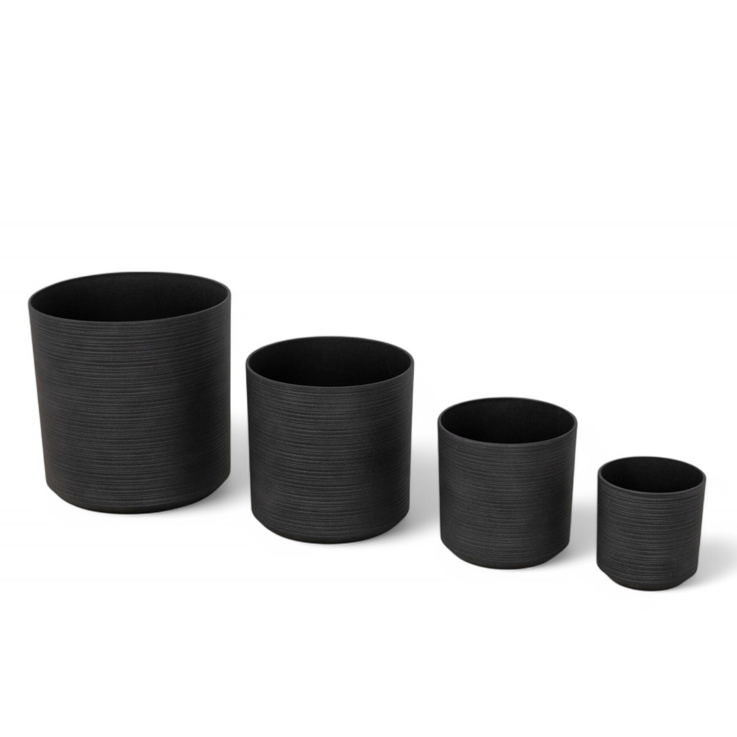 Orillia Cylinder Planters - Slate Grey