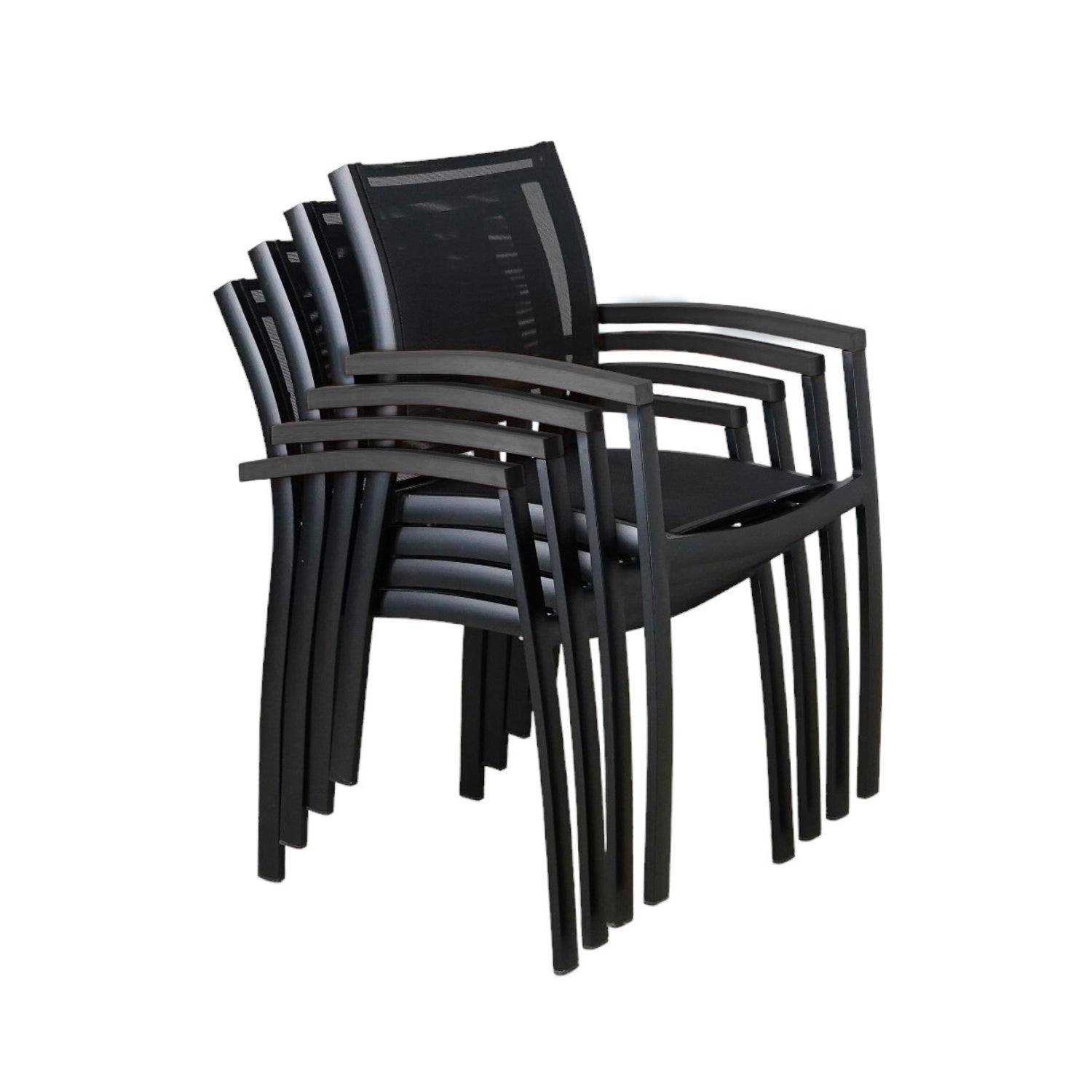 Metro Black Arm Chair