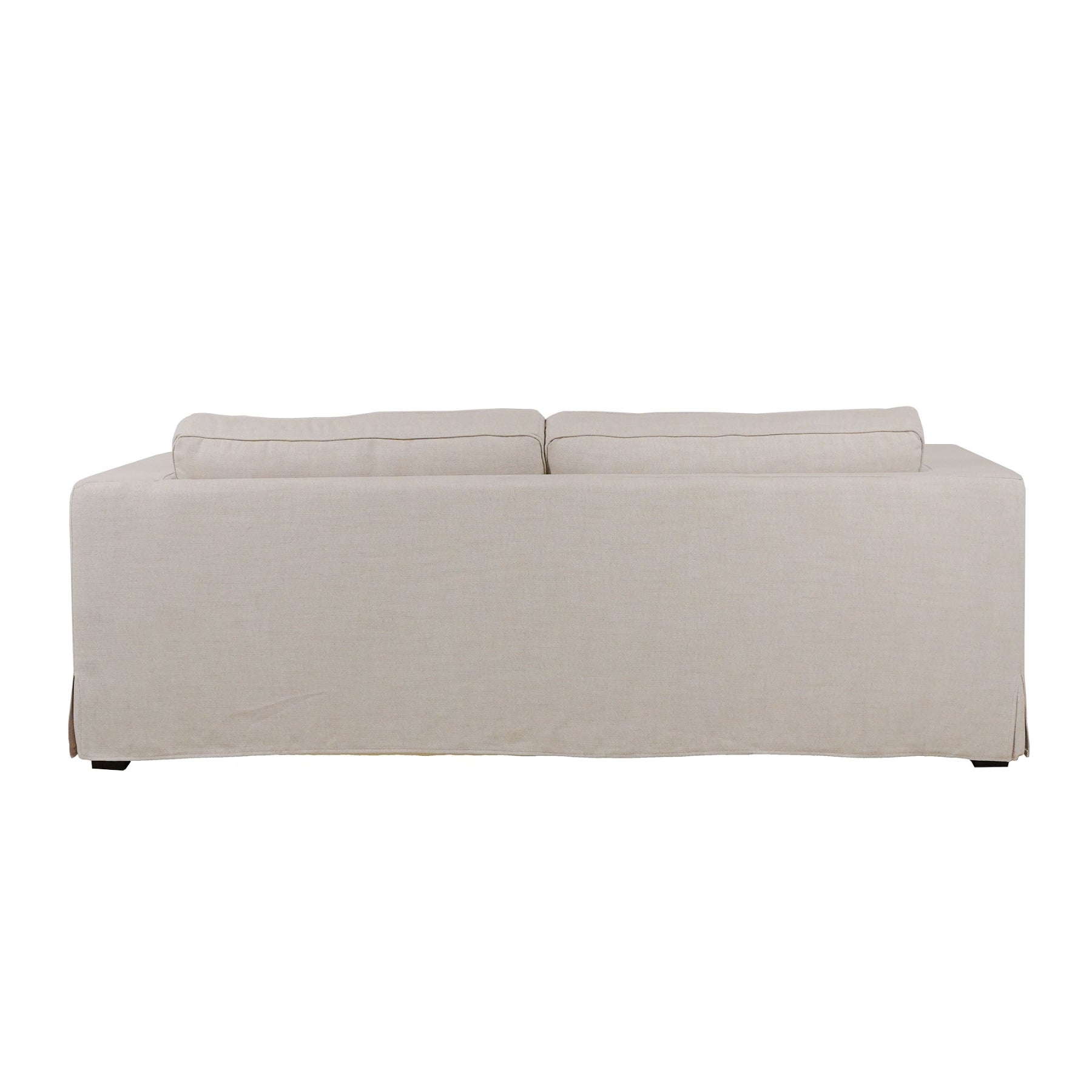 Denver 86" Slipcover Sofa - Linen Natural