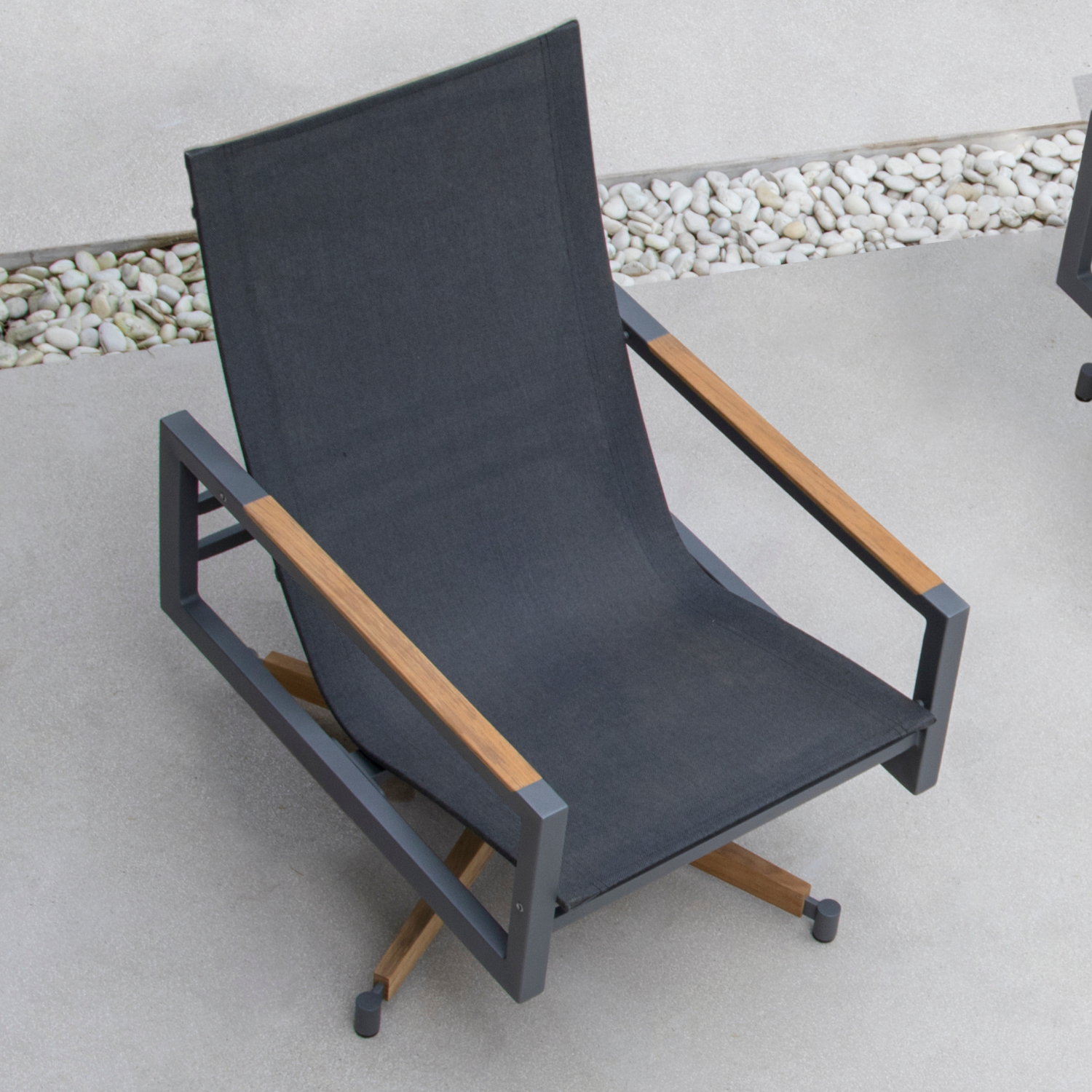 Cubic Slate Swivel Rocker