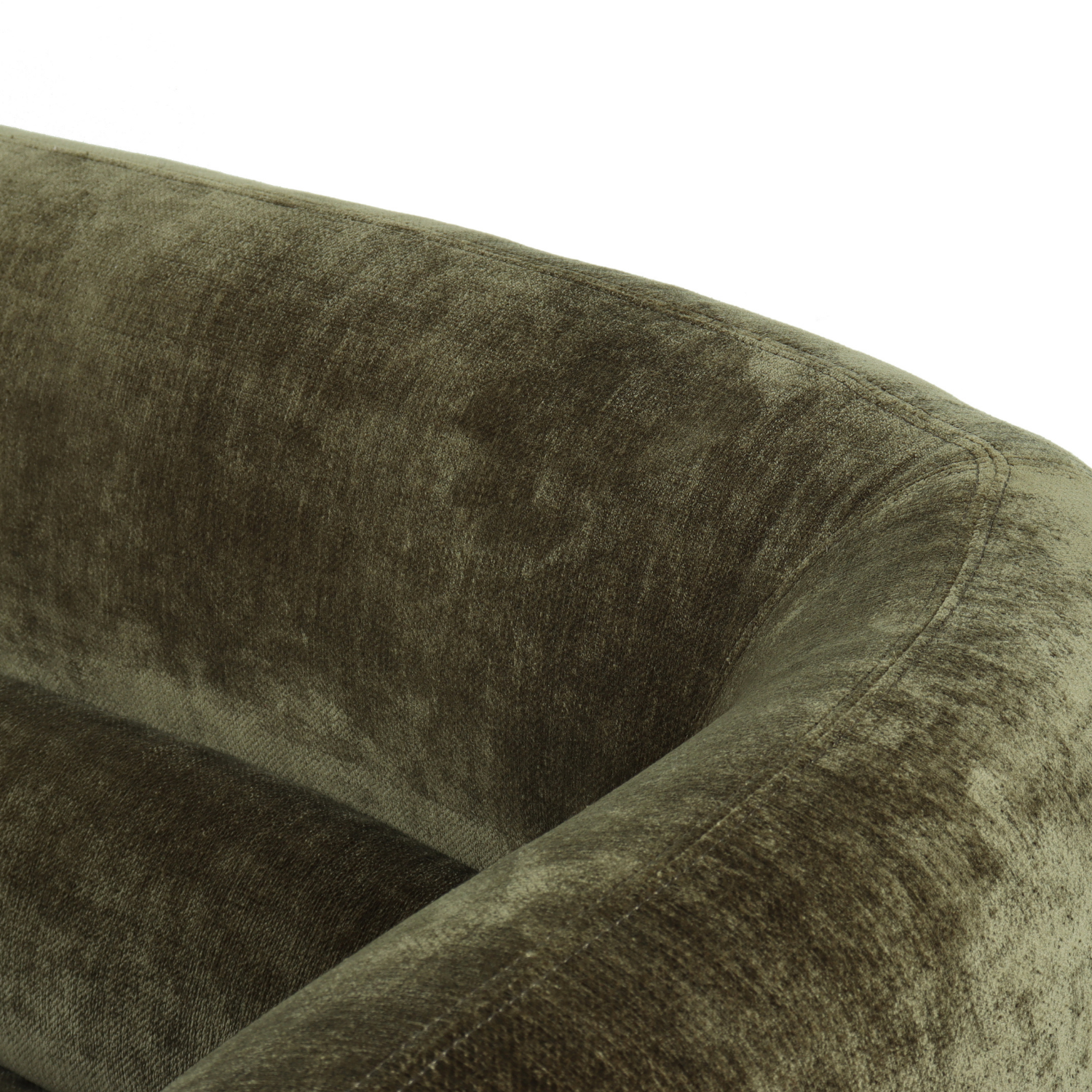 Orbit Sofa - Moss Green Velour