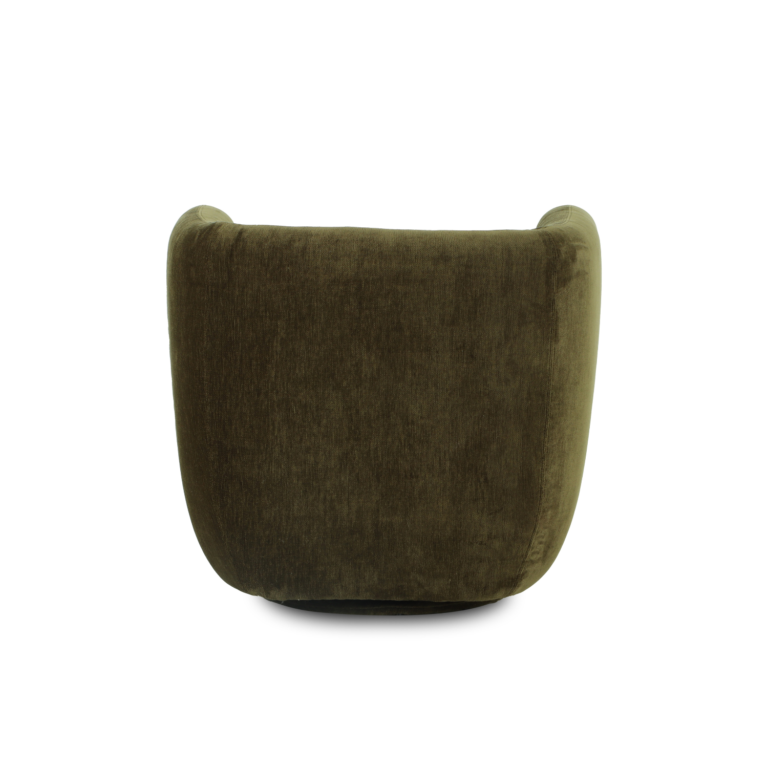 Orbit Swivel Accent Chair - Moss Green Velour