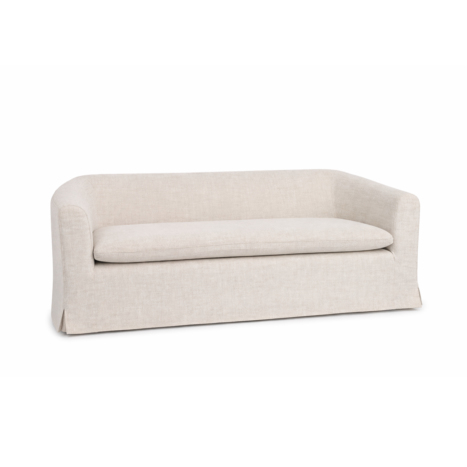 Gaspé 84" Slipcover Sofa - Linen Natural