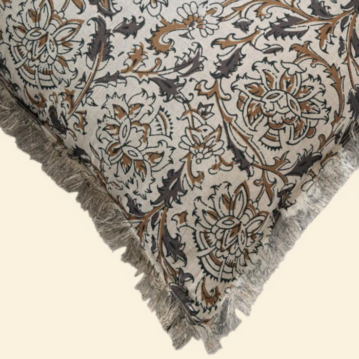 Mosaic Rosehill Block Print Toss Pillow